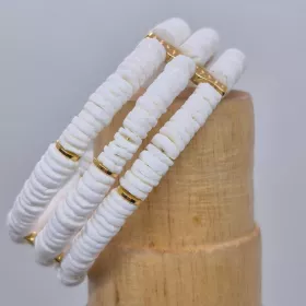 Fiona Triple : la bracelet triple en pierre