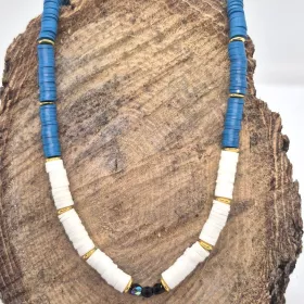 Collier Héritage en perles Heishi