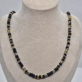 Collier Jupiter - Jaspe Dalmatien