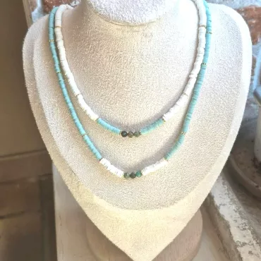 Collier Ciel - Heishis