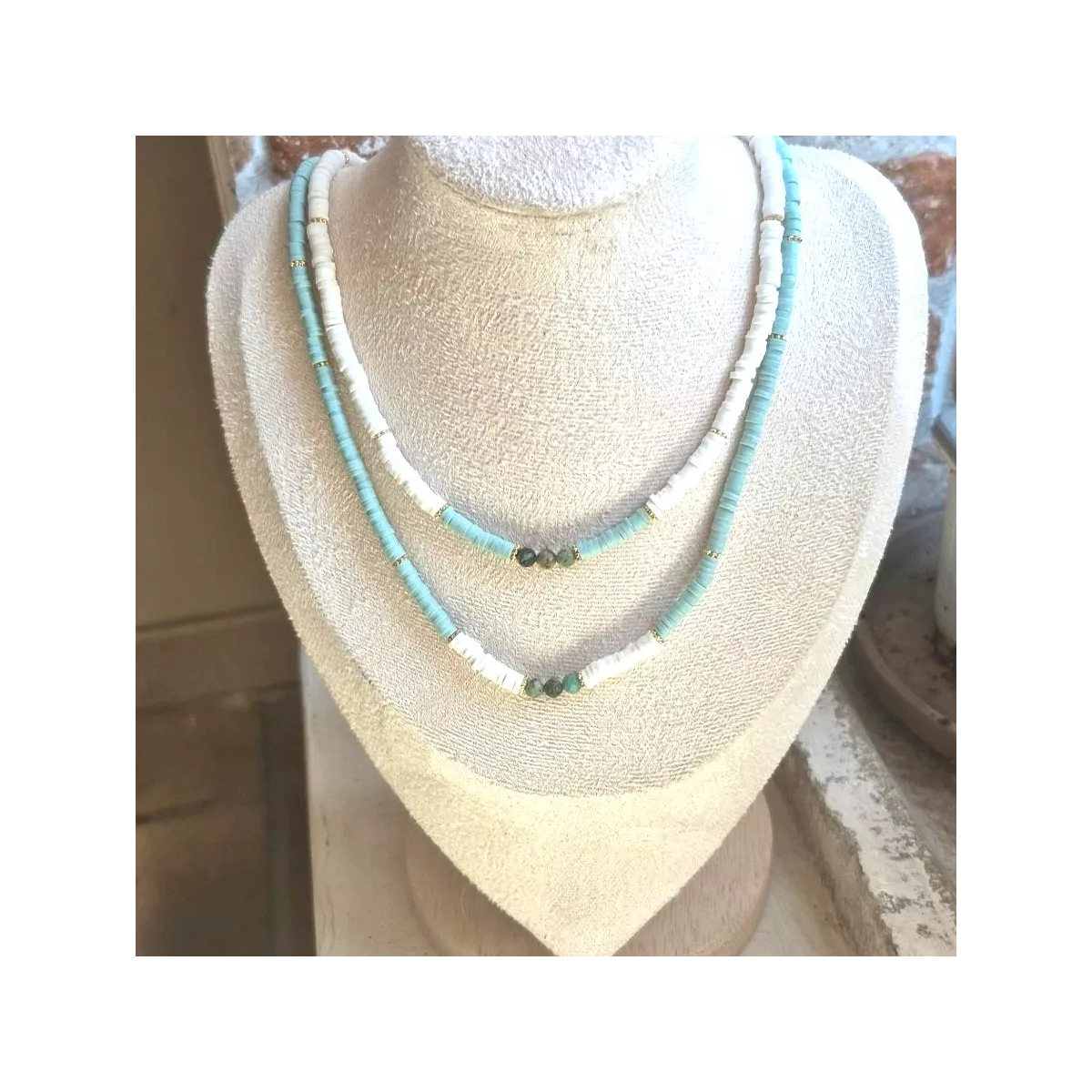 Collier Ciel - Heishis