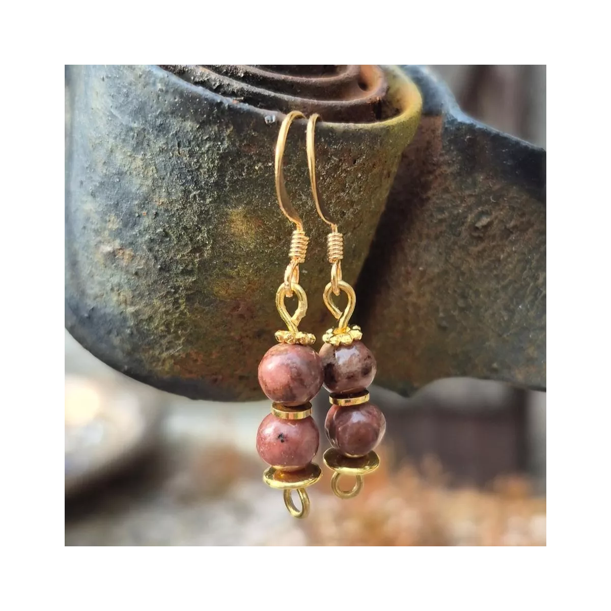 Boucles d'oreilles Gemini - Gemme naturelle