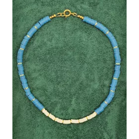 Collier Héritage en perles Heishi