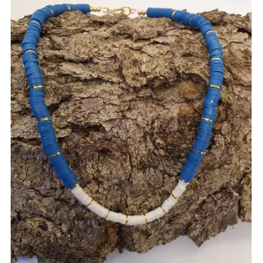 Collier Héritage en perles Heishi